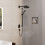 Zestaw prysznicowy 130 3jet EcoSmart z drążkiem S Puro 90 cm PushSlider i tekstylnym wężem Rainfinity Hansgrohe (28744670)