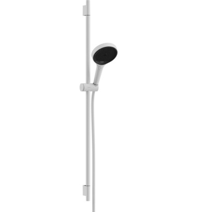 Zestaw prysznicowy 130 3jet EcoSmart z drążkiem S Puro 90 cm PushSlider i tekstylnym wężem Rainfinity Hansgrohe (28744700)