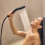 Zestaw prysznicowy z drążkiem i wężem czarny mat Rainfinity Hansgrohe (28745670)