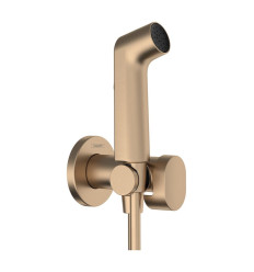 Główka prysznicowa Bidette 1 jet S EcoSmart dla wody zimnej z uchwytem i wężem prysznicowym 125 cm Brąz Hansgrohe (29230140)