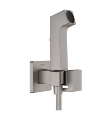 Słuchawka prysznicowa czarny chrom szczotkowany Hansgrohe (29231340)