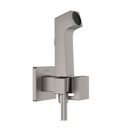 Słuchawka prysznicowa czarny chrom szczotkowany Hansgrohe (29231340)