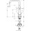Bateria kuchenna 260 1jet Focus M41 chrom Hansgrohe (31822000)