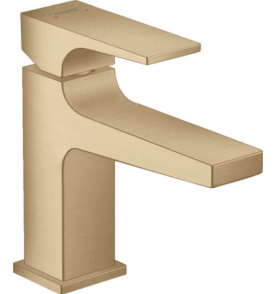 Bateria umywalkowa do małych umywalek z korkiem Brąz szczotkowany Metropol Hansgrohe (32500140)