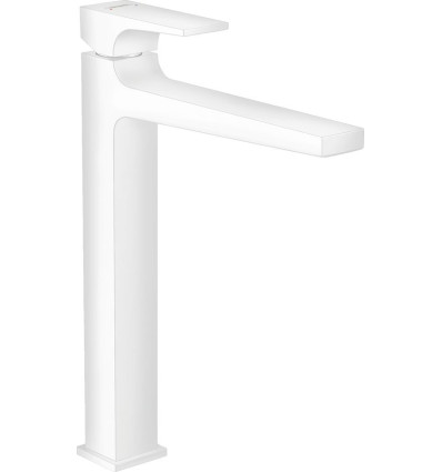 Bateria umywalkowa z korkiem biały mat Metropol Hansgrohe (32512700)