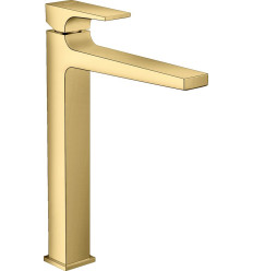 Bateria umywalkowa z korkiem złoty połysk Metropol Hansgrohe (32512990)