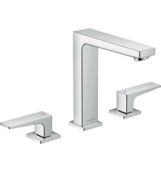 Bateria umywalkowa z uchwytami i korkiem chrom Metropol Hansgrohe (32515000)