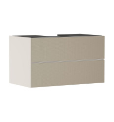Szafka pod szlifowaną umywalkę wpuszczaną w blat/nablatową z 2 szufladami 980/550, Piaskowy Beż Xevolos E Hansgrohe (54191390)