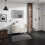 Szafka pod szlifowaną umywalkę wpuszczaną w blat/nablatową z 2 szufladami 980/550, Piaskowy Beż Xevolos E Hansgrohe (54191790)