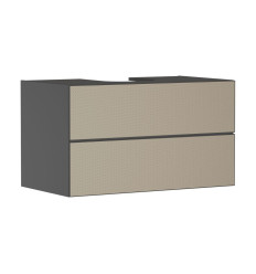 Szafka pod szlifowaną umywalkę wpuszczaną w blat/nablatową z 2 szufladami 980/550, Szary Łupek Xevolos E Hansgrohe (54192390)