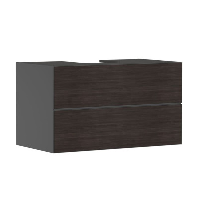 Szafka pod szlifowaną umywalkę wpuszczaną w blat/nablatową z 2 szufladami 980/550, Szary Łupek Xevolos E Hansgrohe (54192730)