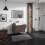 Szafka pod szlifowaną umywalkę wpuszczaną w blat/nablatową z 2 szufladami 980/550, Szary Łupek Xevolos E Hansgrohe (54192730)