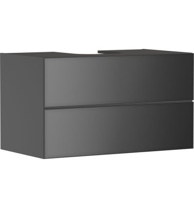 Szafka pod szlifowaną umywalkę wpuszczaną w blat/nablatową z 2 szufladami 980/550, Szary Łupek Xevolos E Hansgrohe (54192770)