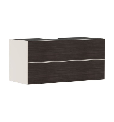 Szafka pod szlifowaną umywalkę wpuszczaną w blat /nablatowąz 2 szufladami 1180/550, Piaskowy Beż Xevolos E Hansgrohe (54194730)