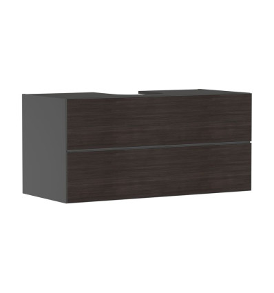 Szafka pod szlifowaną umywalkę wpuszczaną w blat/nablatową z 2 szufladami 1180/550, Szary Łupek Xevolos E Hansgrohe (54195730)