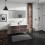 Szafka pod 2 szlifowane umywalki wpuszczane w blat/nablatowe z 4 szufladami 1370/550, Piaskowy Xevolos E Hansgrohe (54197730)