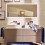 Szafka pod 2 szlifowane umywalki wpuszczane w blat/nablatowe z 4 szufladami 1570/550, Piaskowy Xevolos E Hansgrohe (54200390)