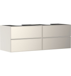 Szafka pod 2 szlifowane umywalki wpuszczane w blat/nablatowe z 4 szufladami 1570/550, Piaskowy Xevolos E Hansgrohe (54200790)