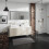 Szafka pod 2 szlifowane umywalki wpuszczane w blat/nablatowe z 4 szufladami 1570/550, Piaskowy Xevolos E Hansgrohe (54200790)