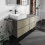 Szafka pod szlifowaną umywalkę wpuszczaną w blat/nablatową po lewej stronie z 4 szufladami Xevolos E Hansgrohe (54238390)