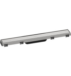 Element zewnętrzny odpływu liniowego 600 ze stelażem o regulowanej wysokości Stal RainDrain Match Hansgrohe (56036800)