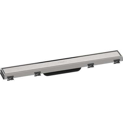 Element zewnętrzny odpływu liniowego 600 ze stelażem o regulowanej wysokości Stal RainDrain Match Hansgrohe (56036800)