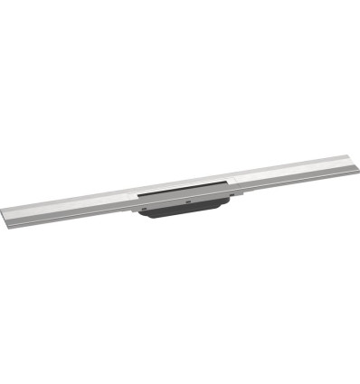 Element zewnętrzny odpływu liniowego 800 z możliwością przycięcia, montaż przyścienny Stal RainDrain Flex Hansgrohe (56051800)
