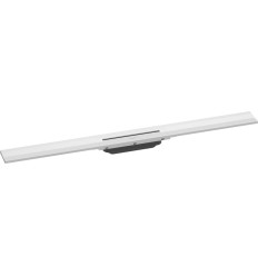 Element zewnętrzny odpływu liniowego 900 z możliwością przycięcia, montaż przyścienny Biały RainDrain Flex Hansgrohe (56052700)