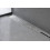 Element zewnętrzny odpływu liniowego 1000 z możliwością przycięcia, montaż przyścienny Stal RainDrain Flex Hansgrohe (56053800)