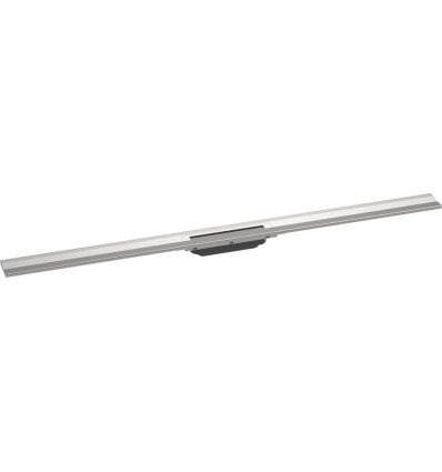 Element zewnętrzny odpływu liniowego 1200 z możliwością przycięcia, montaż przyścienny Stal RainDrain Flex Hansgrohe (56054800)