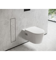 Wnęka ścienna z półką, pojemnikiem na szczotkę toaletową i drzwiczkami do wyłożenia XtraStoris Rock Hansgrohe (56060670)