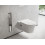 Wnęka ścienna z półką, pojemnikiem na szczotkę toaletową i drzwiczkami do wyłożenia XtraStoris Rock Hansgrohe (56060700)