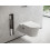 Wnęka ścienna z półką, pojemnikiem na szczotkę toaletową i drzwiczkami do wyłożenia XtraStoris Rock Hansgrohe (56060800)