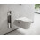 Wnęka ścienna na papier toaletowy z pojemnikiem na szczotkę toaletową i drzwiczkami Stal XtraStoris Rock Hansgrohe (56062800)