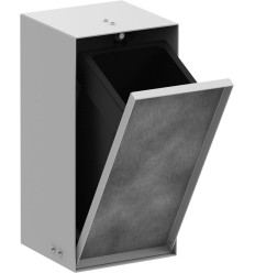 Wnęka ścienna z koszem na śmieci i drzwiczkami do wyłożenia płytkami 300/150/140 Biały XtraStoris Rock Hansgrohe (56063700)