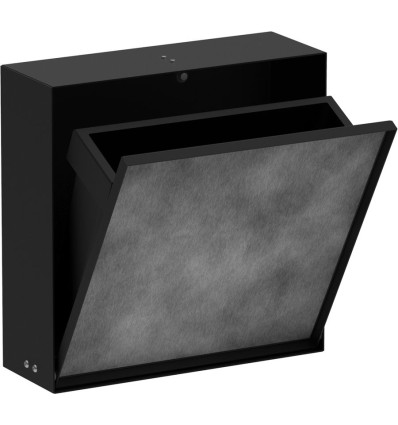 Wnęka ścienna z koszem na śmieci i drzwiczkami do wyłożenia płytkami 300/300/100 Czarny XtraStoris Rock Hansgrohe (56089670)