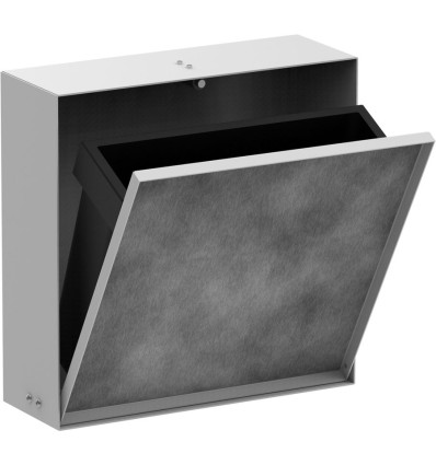 Wnęka ścienna z koszem na śmieci i drzwiczkami do wyłożenia płytkami 300/300/100 Biały XtraStoris Rock Hansgrohe (56089700)