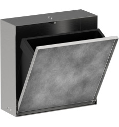 Wnęka ścienna z koszem na śmieci i drzwiczkami do wyłożenia płytkami 300/300/100 Stal XtraStoris Rock Hansgrohe (56089800)