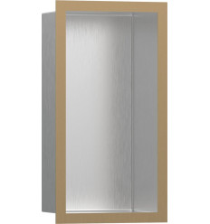 Wnęka ścienna z ozdobną ramką 30x15 Brąz/Stal XtraStoris Individual Hansgrohe (56094140)