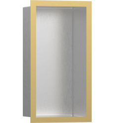Wnęka ścienna z ozdobną ramką 30x15 Złoty/Stal XtraStoris Individual Hansgrohe (56094990)