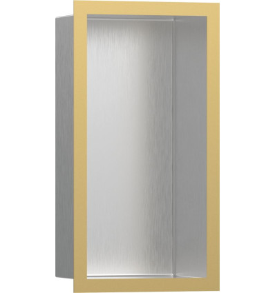 Wnęka ścienna z ozdobną ramką 30x15 Złoty/Stal XtraStoris Individual Hansgrohe (56094990)