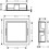 Wnęka ścienna z ozdobną ramką 30x30 Złoty/Stal XtraStoris Individual Hansgrohe (56097990)