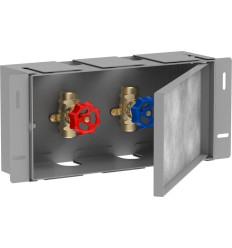 Safe Wnęka ścienna z drzwiczkami do wyłożenia płytkami i zintegrowanymi zaworami XtraStoris Safe Hansgrohe (56100800)