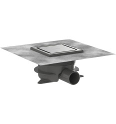 Odpływ punktowy 150 z regulacją wysokości ruszt ozdobny Stal Szlachetna RainDrain Spot Plus Hansgrohe (56225800)
