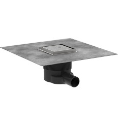 Odpływ punktowy 100 ruszt ozdobny/do wyłożenia płytkami Stal RainDrain Brilliance Hansgrohe (56250800)