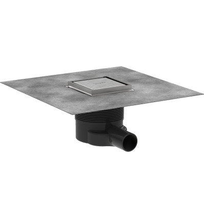 Odpływ punktowy 100 ruszt ozdobny/do wyłożenia płytkami Stal RainDrain Brilliance Hansgrohe (56250800)