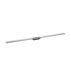 Element zewnętrzny odpływu liniowego 1600 z możliwością przycięcia, montaż przyścienny Stal RainDrain Flex Hansgrohe (56262800)
