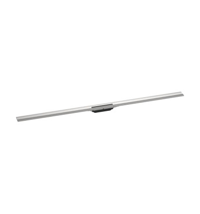 Element zewnętrzny odpływu liniowego 1600 z możliwością przycięcia, montaż przyścienny Stal RainDrain Flex Hansgrohe (56262800)