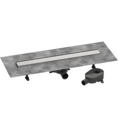 Odpływ liniowy 70 ozdobny/do wyłożenia płytkami standardowy/niski Stal RainDrain Go Hansgrohe (56272800)