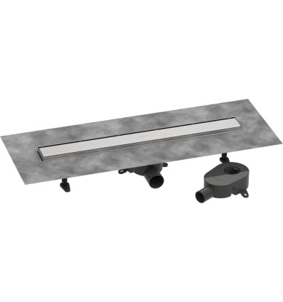 Odpływ liniowy 70 ozdobny/do wyłożenia płytkami standardowy/niski Stal RainDrain Go Hansgrohe (56272800)